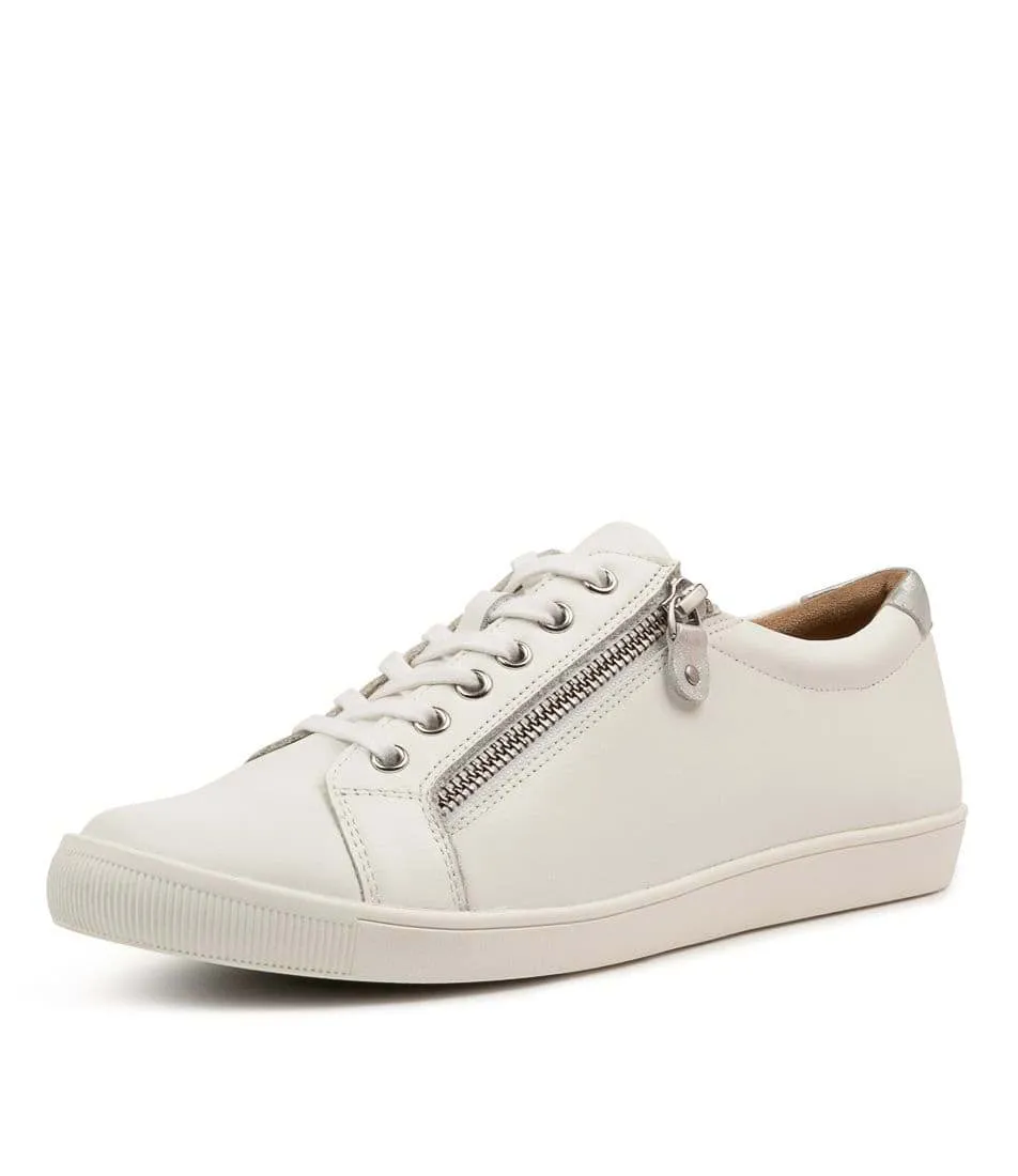 Ziera Diann XF White Silver Leather